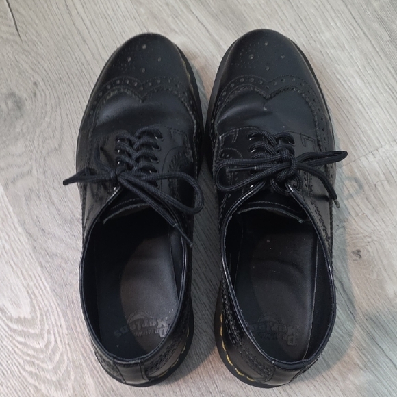 3989 Dr Martens black lace up oxford shoes mens size 10 - Picture 5 of 12